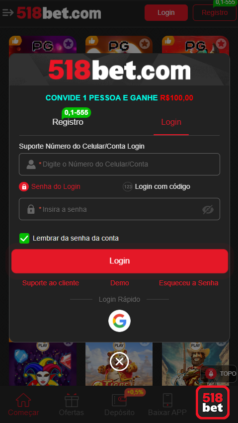 518bet.com Vantagens de Ser Membro